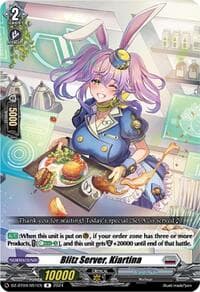 Blitz Server, Kiartina - DZ-BT04: Destined Showdown - Cardfight Vanguard card