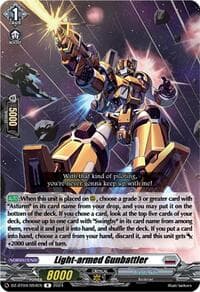 Light-armed Gunbattler - DZ-BT04: Destined Showdown - Cardfight Vanguard card