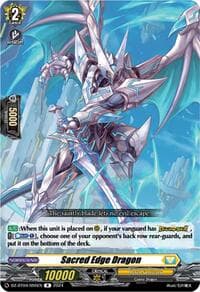 Sacred Edge Dragon - DZ-BT04: Destined Showdown - Cardfight Vanguard card