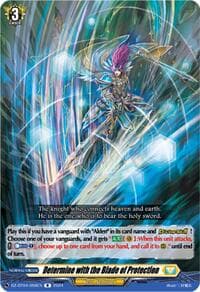 Determine with the Blade of Protection - DZ-BT04: Destined Showdown - Cardfight Vanguard card