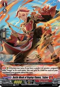 Battle Monk of Raging Flames, Taijou - DZ-BT04: Destined Showdown - Cardfight Vanguard card