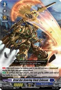 Great Axe Severing Slash Colossus - DZ-BT04: Destined Showdown - Cardfight Vanguard card