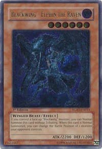 Blackwing - Elphin the Raven (UTR) - Raging Battle - YuGiOh card