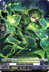 Uncanny Burning - DZ-BT04: Destined Showdown - Cardfight Vanguard card