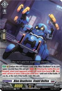 Blue Deathster, Stabil Helfen - DZ-BT04: Destined Showdown - Cardfight Vanguard card