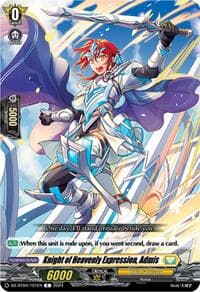 Knight of Heavenly Expression, Admis - DZ-BT04: Destined Showdown - Cardfight Vanguard card