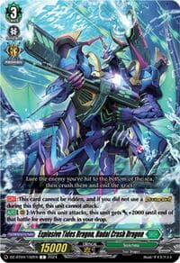 Explosive Tides Dragon, Hadal Crash Dragon - DZ-BT04: Destined Showdown - Cardfight Vanguard card