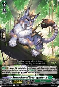 Sylvan Horned Beast, Lynxkerra - DZ-BT04: Destined Showdown - Cardfight Vanguard card