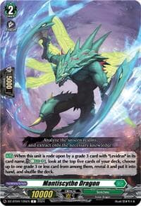 Mantiscythe Dragon - DZ-BT04: Destined Showdown - Cardfight Vanguard card