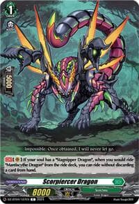 Scorpiercer Dragon - DZ-BT04: Destined Showdown - Cardfight Vanguard card