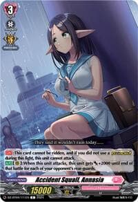 Accident Squall, Annasia - DZ-BT04: Destined Showdown - Cardfight Vanguard card