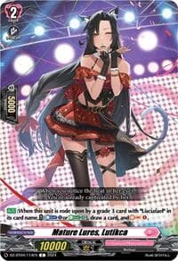 Mature Lures, Lutikca - DZ-BT04: Destined Showdown - Cardfight Vanguard card