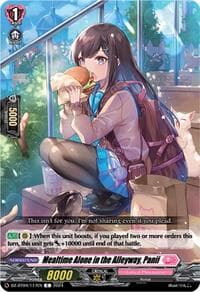 Mealtime Alone in the Alleyway, Panii - DZ-BT04: Destined Showdown - Cardfight Vanguard card
