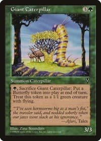 Giant Caterpillar - Visions - Magic: The Gathering card