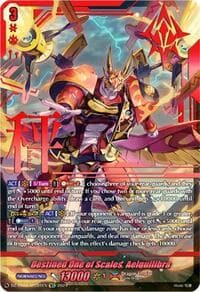 Destined One of Scales, Aelquilibra (SEC) - DZ-BT04: Destined Showdown - Cardfight Vanguard card
