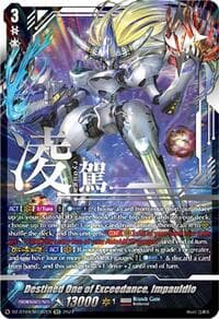 Destined One of Exceedance, Impauldio (SEC) - DZ-BT04: Destined Showdown - Cardfight Vanguard card