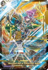 Destined One of Protection, Alden (SEC) - DZ-BT04: Destined Showdown - Cardfight Vanguard card