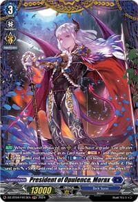 President of Opulence, Morax (FR) - DZ-BT04: Destined Showdown - Cardfight Vanguard card