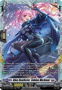 Blue Deathster, Sabine Merkmal (FR) - DZ-BT04: Destined Showdown - Cardfight Vanguard card