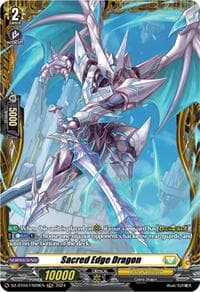 Sacred Edge Dragon (FR) - DZ-BT04: Destined Showdown - Cardfight Vanguard card