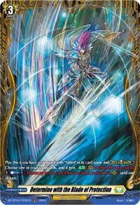 Determine with the Blade of Protection (FR) - DZ-BT04: Destined Showdown - Cardfight Vanguard card