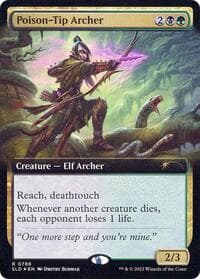 Poison-Tip Archer (Extended Art) - Secret Lair Drop Series - Magic: The Gathering card