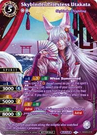 Skybinder Priestess Utakata (Grand Tour Top 2 Card 2024 Vol.2) - Battle Spirits Saga Promo Cards - Battle Spirits Saga card