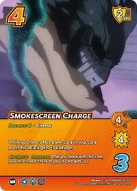 Smokescreen Charge (Alternate Art) - Challenger Series: My Hero Academia - Dark Hero Arc - UniVersus card