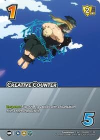 Creative Counter (Alternate Art) - Challenger Series: My Hero Academia - Dark Hero Arc - UniVersus card