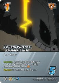 Fourth Wielder: Danger Sense (Alternate Art) - Challenger Series: My Hero Academia - Dark Hero Arc - UniVersus card
