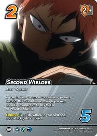 Second Wielder (Alternate Art) - Challenger Series: My Hero Academia - Dark Hero Arc - UniVersus card