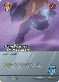 Sixth Wielder: Smokescreen (Alternate Art) - Challenger Series: My Hero Academia - Dark Hero Arc - UniVersus card