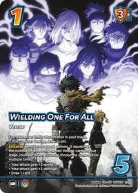 Wielding One For All (Alternate Art) - Challenger Series: My Hero Academia - Dark Hero Arc - UniVersus card