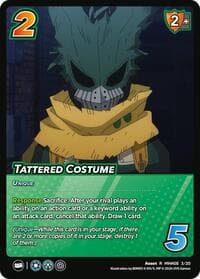Tattered Costume - Challenger Series: My Hero Academia - Dark Hero Arc - UniVersus card