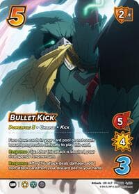 Bullet Kick (Alternate Art) - Challenger Series: My Hero Academia - Dark Hero Arc - UniVersus card