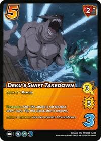 Deku's Swift Takedown - Challenger Series: My Hero Academia - Dark Hero Arc - UniVersus card