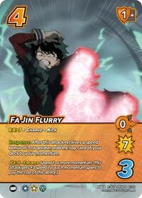 Fa Jin Flurry (Alternate Art) - Challenger Series: My Hero Academia - Dark Hero Arc - UniVersus card