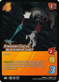 Pinpoint Focus: Blackwhip Shot - Challenger Series: My Hero Academia - Dark Hero Arc - UniVersus card