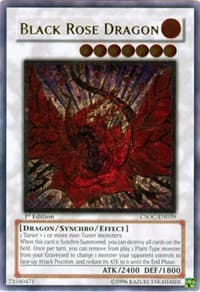 Black Rose Dragon (UTR) - Crossroads of Chaos - YuGiOh card