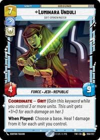 Luminara Unduli - Soft-Spoken Master - Twilight of the Republic - Star Wars: Unlimited card