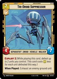 Tri-Droid Suppressor - Twilight of the Republic - Star Wars: Unlimited card