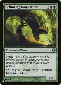 Bellowing Tanglewurm - The List Reprints - Magic: The Gathering card