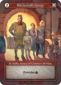 Blacksmith Family (Foil) - Arthurian Legends - Sorcery: Contested Realm card