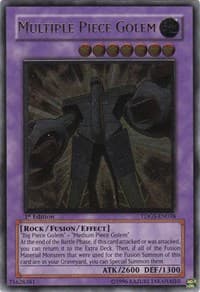 Multiple Piece Golem (UTR) - The Duelist Genesis - YuGiOh card