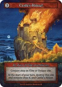 Castle's Ablaze! - Arthurian Legends - Sorcery: Contested Realm card