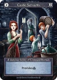 Castle Servants (Foil) - Arthurian Legends - Sorcery: Contested Realm card