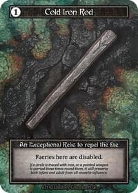 Cold Iron Rod (Foil) - Arthurian Legends - Sorcery: Contested Realm card