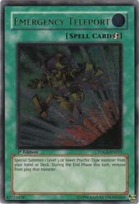 Emergency Teleport (UTR) - The Duelist Genesis - YuGiOh card