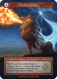 Firebreathing (Foil) - Arthurian Legends - Sorcery: Contested Realm card