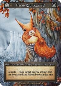 Frisky Red Squirrel - Arthurian Legends - Sorcery: Contested Realm card